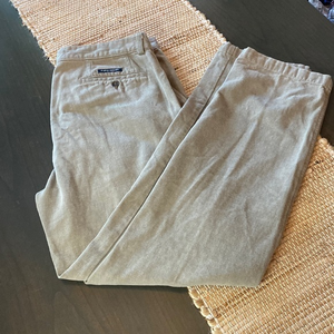 Marina Yachting Tan Flat Front‎ Pant Size 36x32